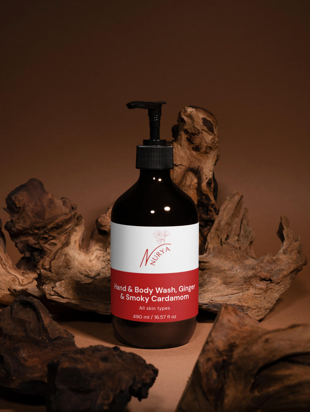 Hand & Body Wash, Ginger & Smoky Cardamom