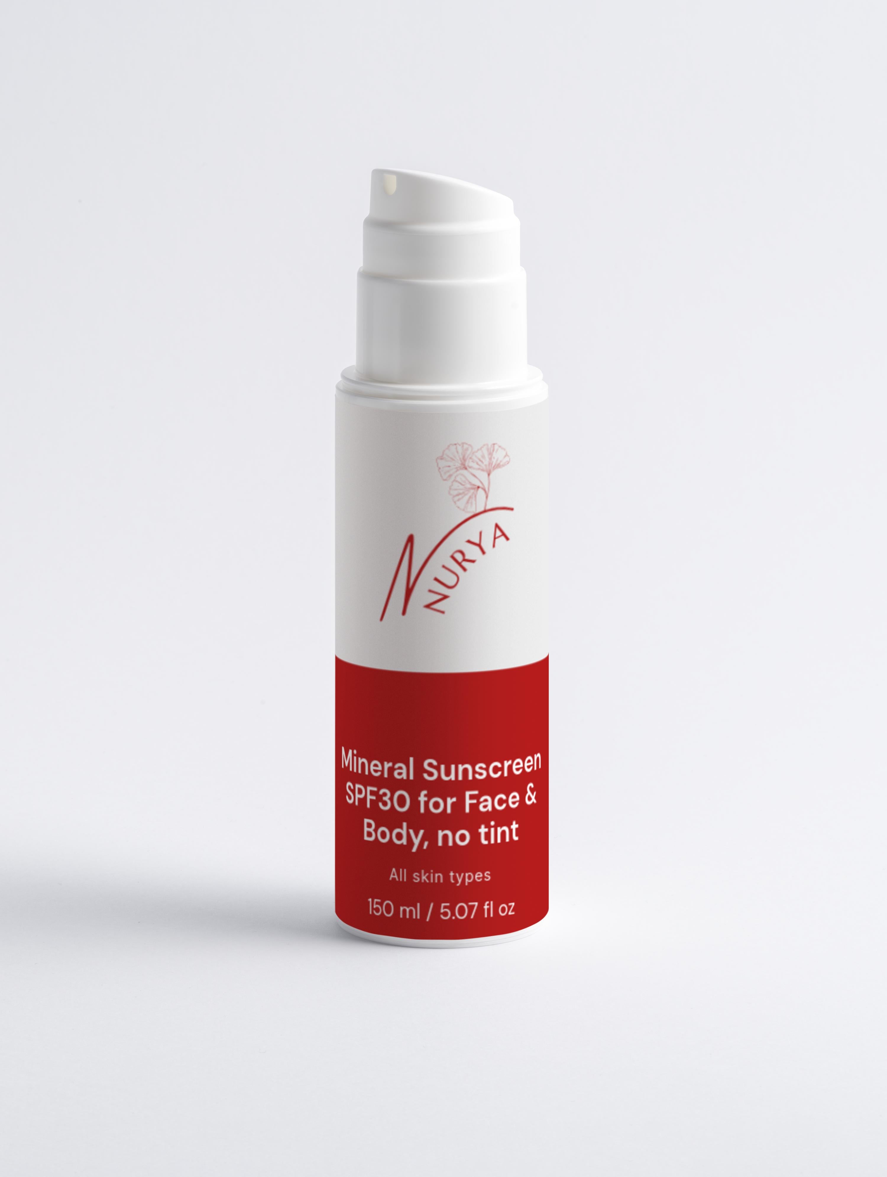 Mineral Sunscreen SPF30 for Face & Body, no tint